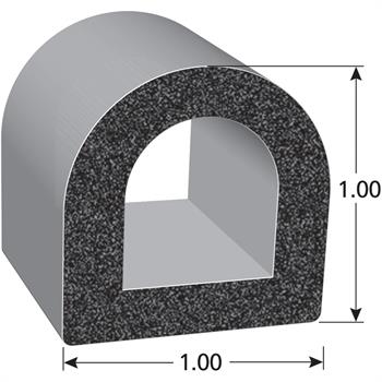 5272 Series D-Shaped Rubber Seal